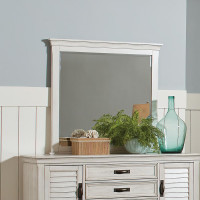 Coaster Furniture 205334 Franco Rectangular Mirror Antique White